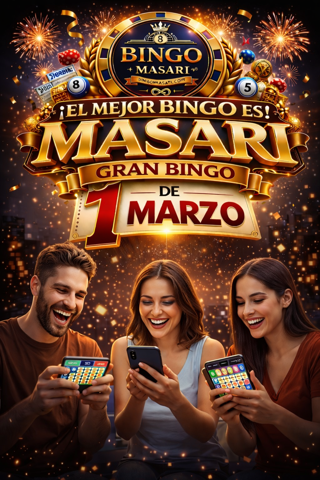 GRAN BINGO MASARI – Domingo 1 de Marzo 🎉📱
